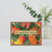 秋シーズンオーク離れズ移動 案内ポストカード (スタンド正面)