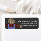 秋シーズンカクレクロウ差出人住所ラベル ラベル (インサイチュ)