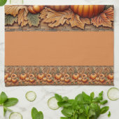 秋シーズンカボンプキンシーズンキッチンタオル キッチンタオル (折り畳み)