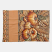 秋シーズンカボンプキンシーズンキッチンタオル キッチンタオル (横)