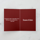 秋シーズングリーティング シーズンカード (内部)