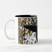 秋シーズンコーヒーMの間のハゲの一対 ツートーンマグカップ (左)