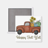 秋シーズントラック マグネット (正面/裏面)