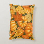 秋シーズンハロウィンカボンプキンパターン アクセントクッション (裏面(縦))