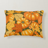 秋シーズンハロウィンカボンプキンパターン アクセントクッション (裏面)