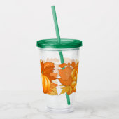 秋シーズンハロウィンカボンプキンパターン アクリルタンブラー (左)
