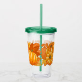 秋シーズンハロウィンカボンプキンパターン アクリルタンブラー (右)