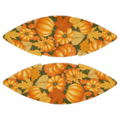 秋シーズンハロウィンカボンプキンパターン アメリカンフットボール (パネル)