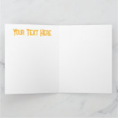 秋シーズンハロウィンカボンプキンパターン カード (内部)