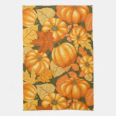 秋シーズンハロウィンカボンプキンパターン キッチンタオル (縦)