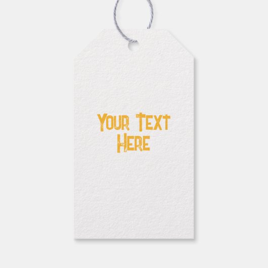 秋シーズンハロウィンカボンプキンパターン ギフトタグ (裏面)