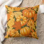 秋シーズンハロウィンカボンプキンパターン クッション (ブランケット)