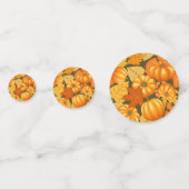 秋シーズンハロウィンカボンプキンパターン コンフェッティ (正面)