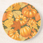 秋シーズンハロウィンカボンプキンパターン コースター (正面)