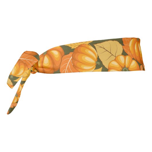 秋シーズンハロウィンカボンプキンパターン タイヘッドバンド (回転270)
