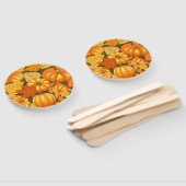 秋シーズンハロウィンカボンプキンパターン ハンドファン (組立なし)