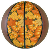 秋シーズンハロウィンカボンプキンパターン バスケットボール (縦)