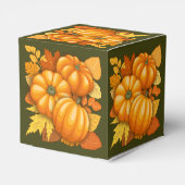 秋シーズンハロウィンカボンプキンパターン フェイバーボックス (裏面サイド)