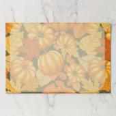 秋シーズンハロウィンカボンプキンパターン ペーパーパッド (正面)