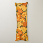 秋シーズンハロウィンカボンプキンパターン ボディピロー (裏面 (縦))