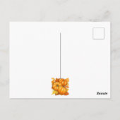 秋シーズンハロウィンカボンプキンパターン ポストカード (裏面)