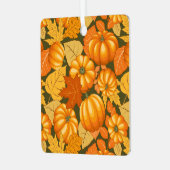 秋シーズンハロウィンカボンプキンパターン メタルオーナメント (正面左)