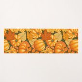 秋シーズンハロウィンカボンプキンパターン ヨガマット (正面(横))