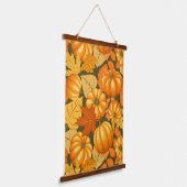 秋シーズンハロウィンカボンプキンパターン 吊り下げ型タペストリー (傾斜あり)