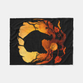 秋シーズンハロウィンチキンコスチューム フリースブランケット (正面(横))