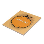 秋シーズンパンプキンスケッチカスタム文字 タイル (側面)