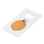 秋シーズンパンプキンスケッチ クレジットカード栓抜き