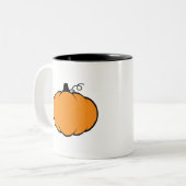 秋シーズンパンプキンスケッチ ツートーンマグカップ (正面左)