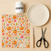 秋シーズンパンプキンス離れズクラフト 薄葉紙