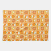 秋シーズンパンプキントリート キッチンタオル (横)