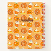 秋シーズンパンプキントリート ノートブック (裏面)