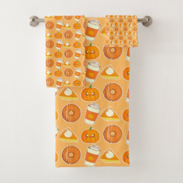 秋シーズンパンプキントリート バスタオルセット