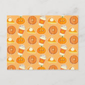 秋シーズンパンプキントリート ポストカード (正面)