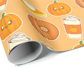 秋シーズンパンプキントリート ラッピングペーパー (ロールコーナー)