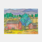 秋シーズンファームハウスフィールズバーン ドアマット (正面)