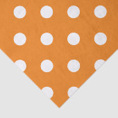 秋シーズンホワイト水玉模様模様 薄葉紙 (詳細)