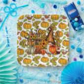 秋シーズン格言 ペーパープレート (パーティー)