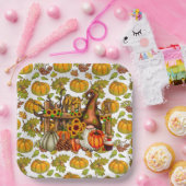 秋シーズン格言 ペーパープレート (パーティー)