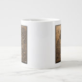 秋シーズン青銅ハロウィンシーン ジャンボコーヒーマグカップ (正面)