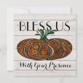 秋シーズン/感謝祭招待状 招待状 (正面)