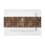 秋シーズ保ンCALMとクリエイティブ文字 招待状ベリーバンド (正面例)