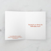 秋シーズ感動的ン聖なる書物、 経典バイブル・バース カード (内部)