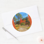 秋シーズ感動的ン聖なる書物、 経典バイブル・バース ラウンドシール (封筒)