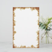 秋シーズ最高のン文房具テンプレート 便箋 (スタンド正面)