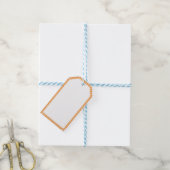 秋シーズ縁どン感謝祭空白のカスタム ギフトタグ (より糸付き)