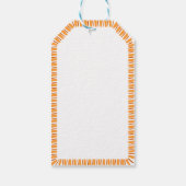 秋シーズ縁どン感謝祭空白のカスタム ギフトタグ (裏面)